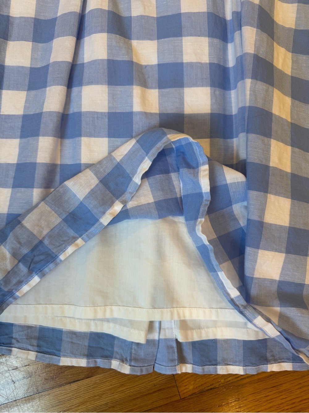 J. Crew Blue and White Gingham Sundress - Picture 4 of 8